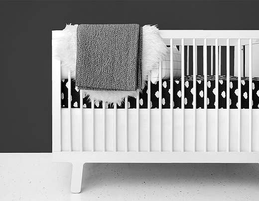 Olli+Lime - Wholesale Cot/Crib Sheets - White Crib Skirt2