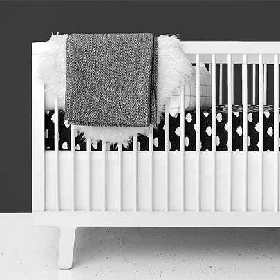 Olli+Lime - Wholesale Cot/Crib Sheets - White Crib Skirt2