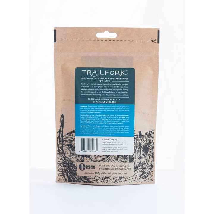 TrailFork Inc. - Wholesale Shelf Stable Prepared Meal - Unwrapped Burrito