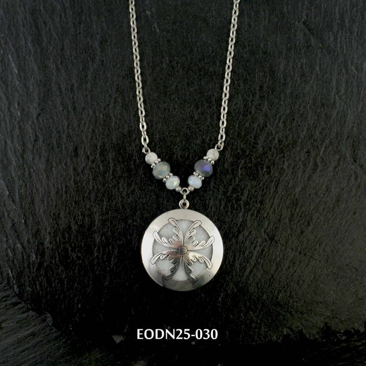 AAOTE - Wholesale Aromatherapy necklace - Aromatherapy Locket Essential Oil Diffuser Necklaces on Beaded Chain 14