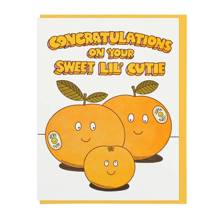 Lucky Horse Press - Wholesale Baby Card - Congratulations On Your Sweet Lil' Cutie