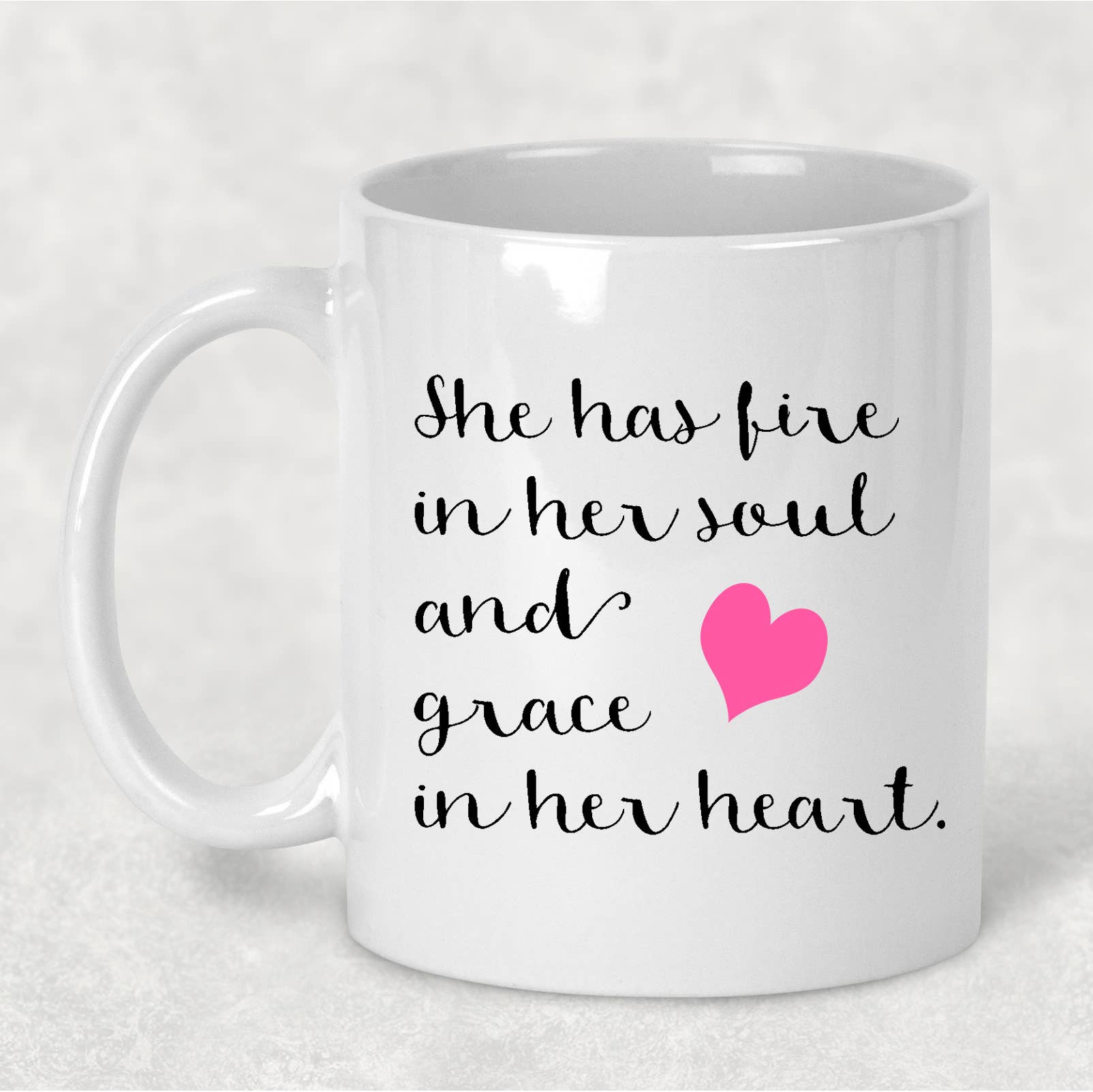 Dasha Alexander - Wholesale Coffee Mug - She Has Fire In Her Soul Mug0