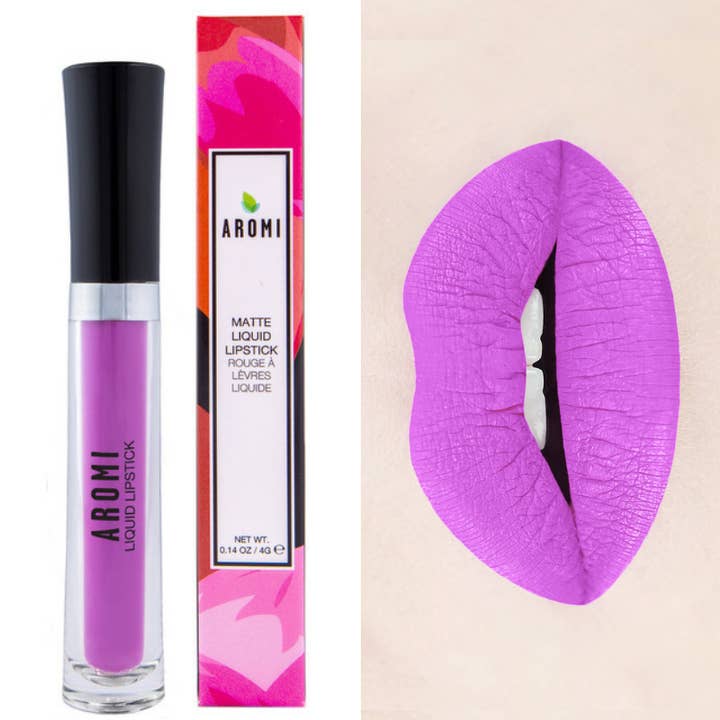 Aromi - Wholesale Lipstick - Pink Periwinkle Liquid Lipstick2