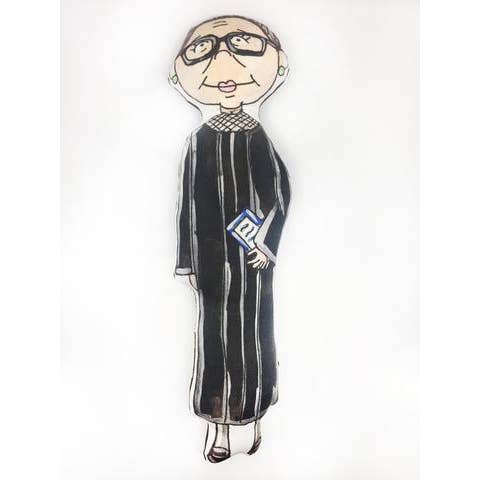 KAHRI - Wholesale Decorative Tabletop Object - Big Ruth Doll -Plush Feminist Pillow Home Decor Gift