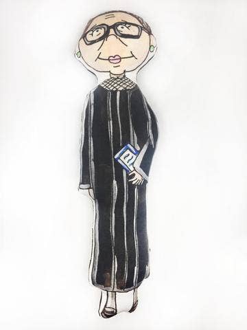 Almohada feminista de peluche Big Ruth Doll para decoración del hogar, regalo para venta al por mayor de KAHRI