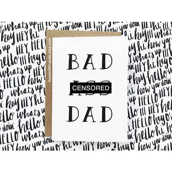 Schlechte A** Papa Card für den Großhandel von Honest AF Cards