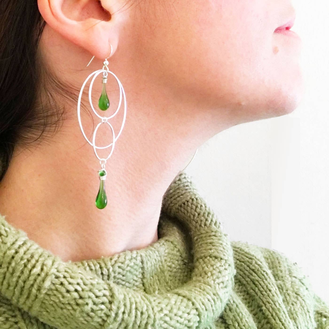 Sundrop Jewelry - Vente Boucles d'oreilles pendantes - Boucles d'oreilles Orbital Motion - Large4