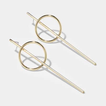 Tråd Needle Øreringe for engroshandel hos Gemmed