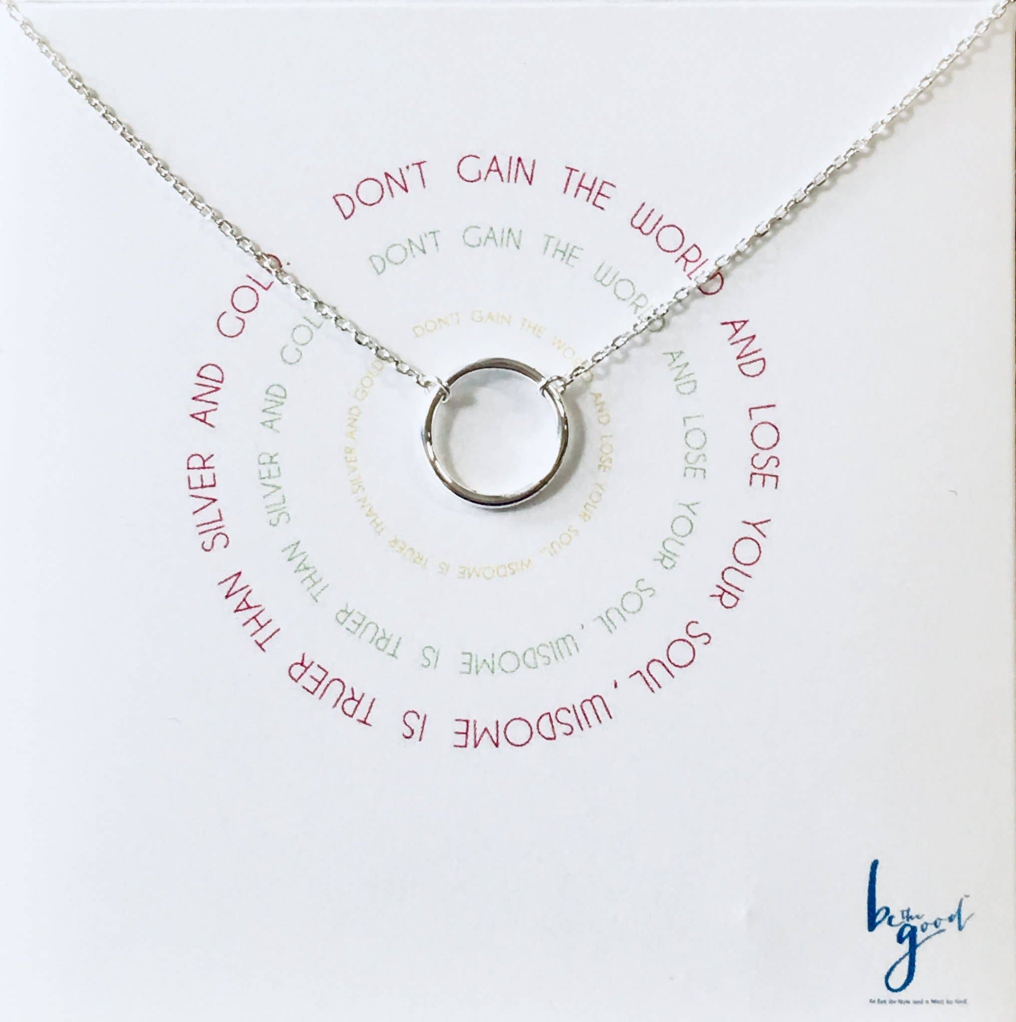 Be the Good - Vente Colliers à pendentif - Collier Connexion éternelle0