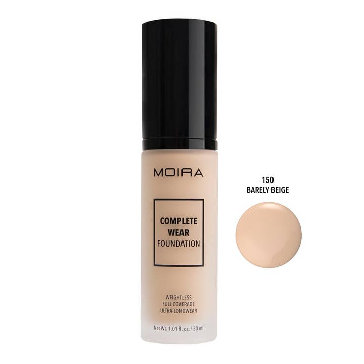 Moira Cosmetics - Wholesale Foundation - Complete Wear Foundation 150 - Barely Beige1