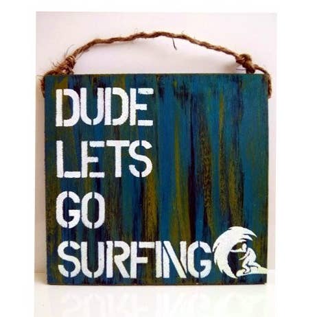 Panneau « Let's Go Surf » pour la vente par Mahalo Market
