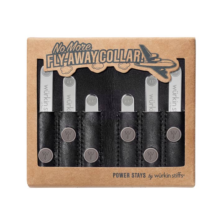 wurkin stiffs - Wholesale Collar Stiffener - Assorted Size Power Stays Magnetic Collar Stays - Black