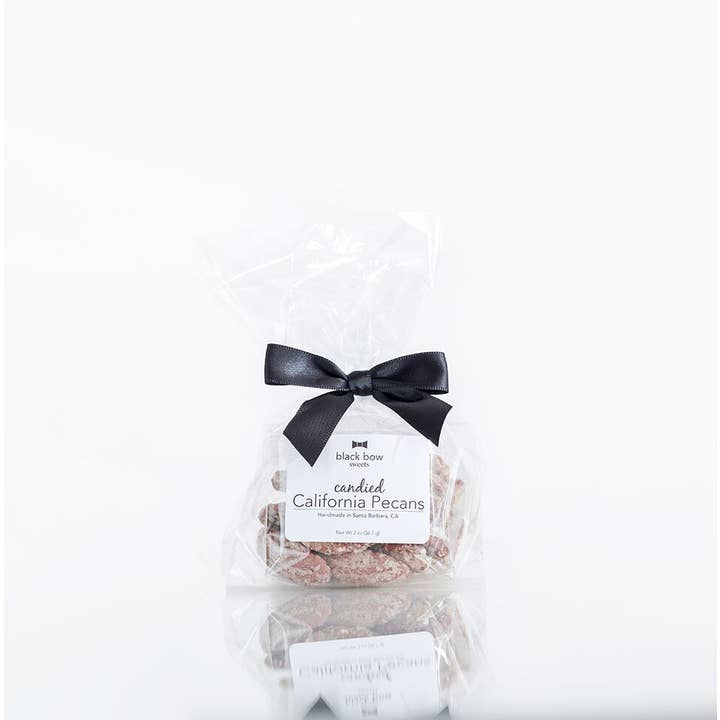 Black Bow Sweets - Wholesale Gift Bag Set/Pack - Candied California Pecan Mini Gift Bag | Cinnamon Sugar