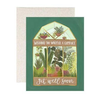 1canoe2 | One Canoe Two Paper Co. - Wholesale Get Well Card - Get Well Greenhouse Greeting Card