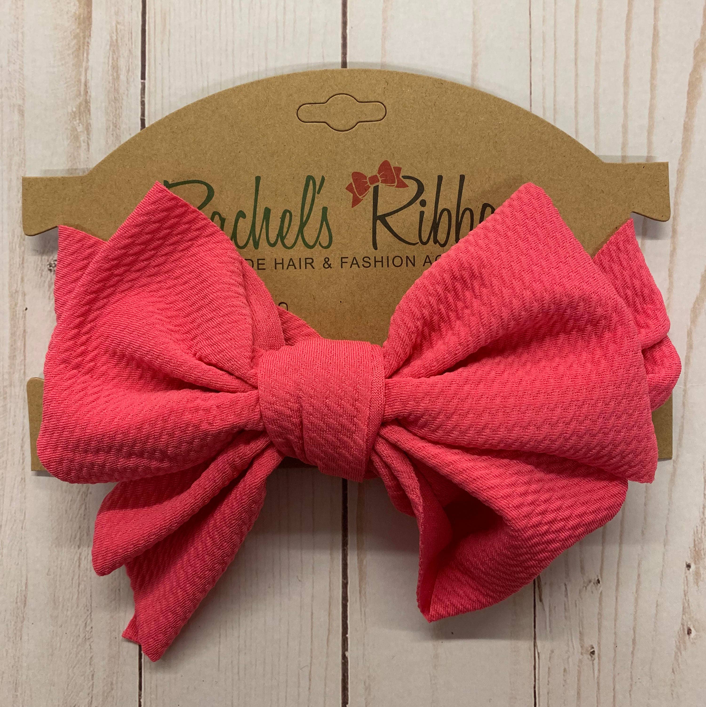 Rachel's Ribbons – Engroshandel Pandebånd - Børn – Stof Padwrap med XL Bow3