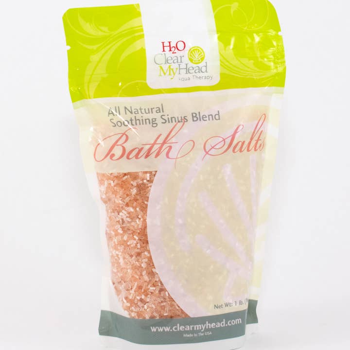 Clear My Head Ltd - Wholesale Bath Salts - Aqua Therapy 'H2O' Bath Salts In Stand Up Bag