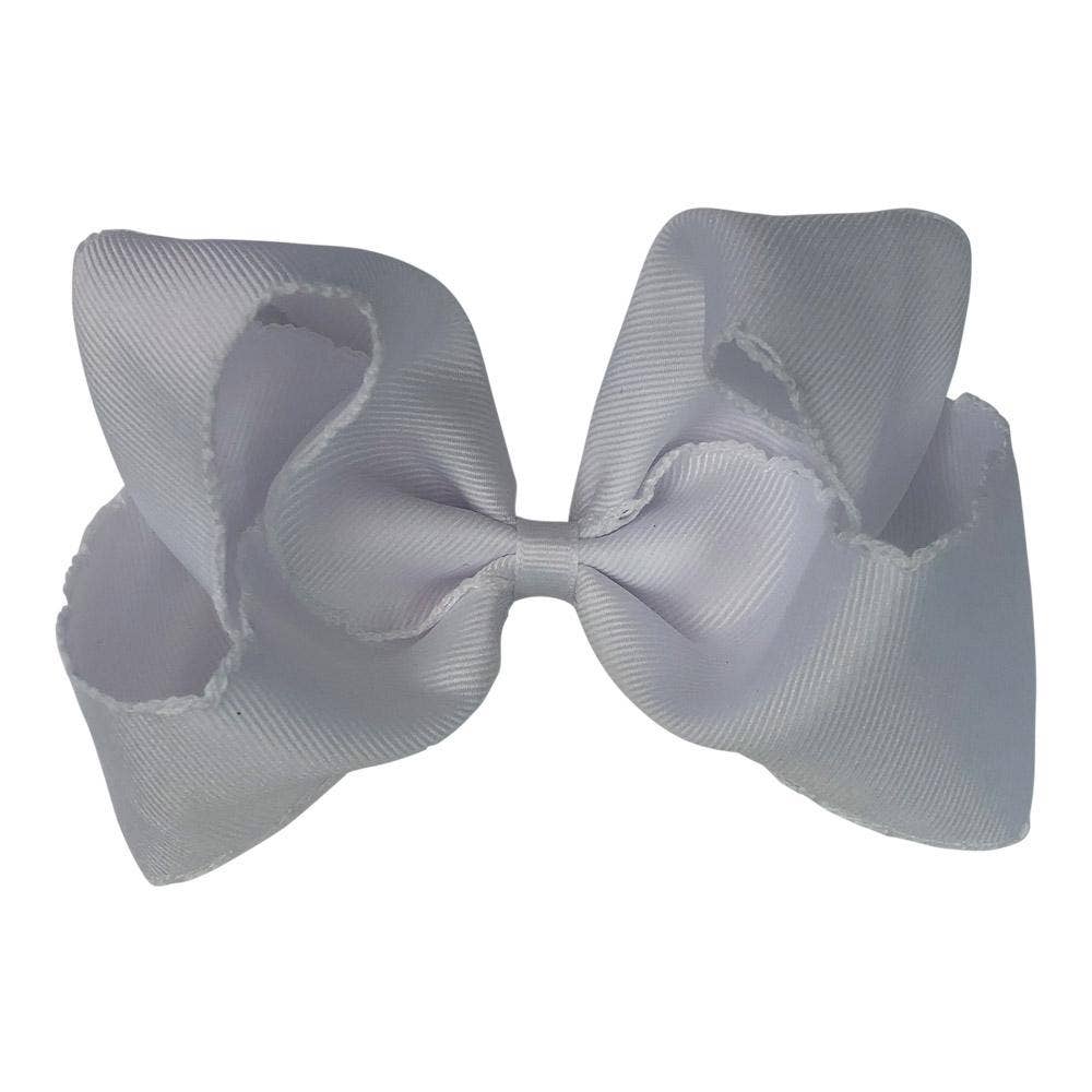 Bows For Belles, LLC - Wholesale Hair Bow - Kids - Traditional Moonstitch Large Size2