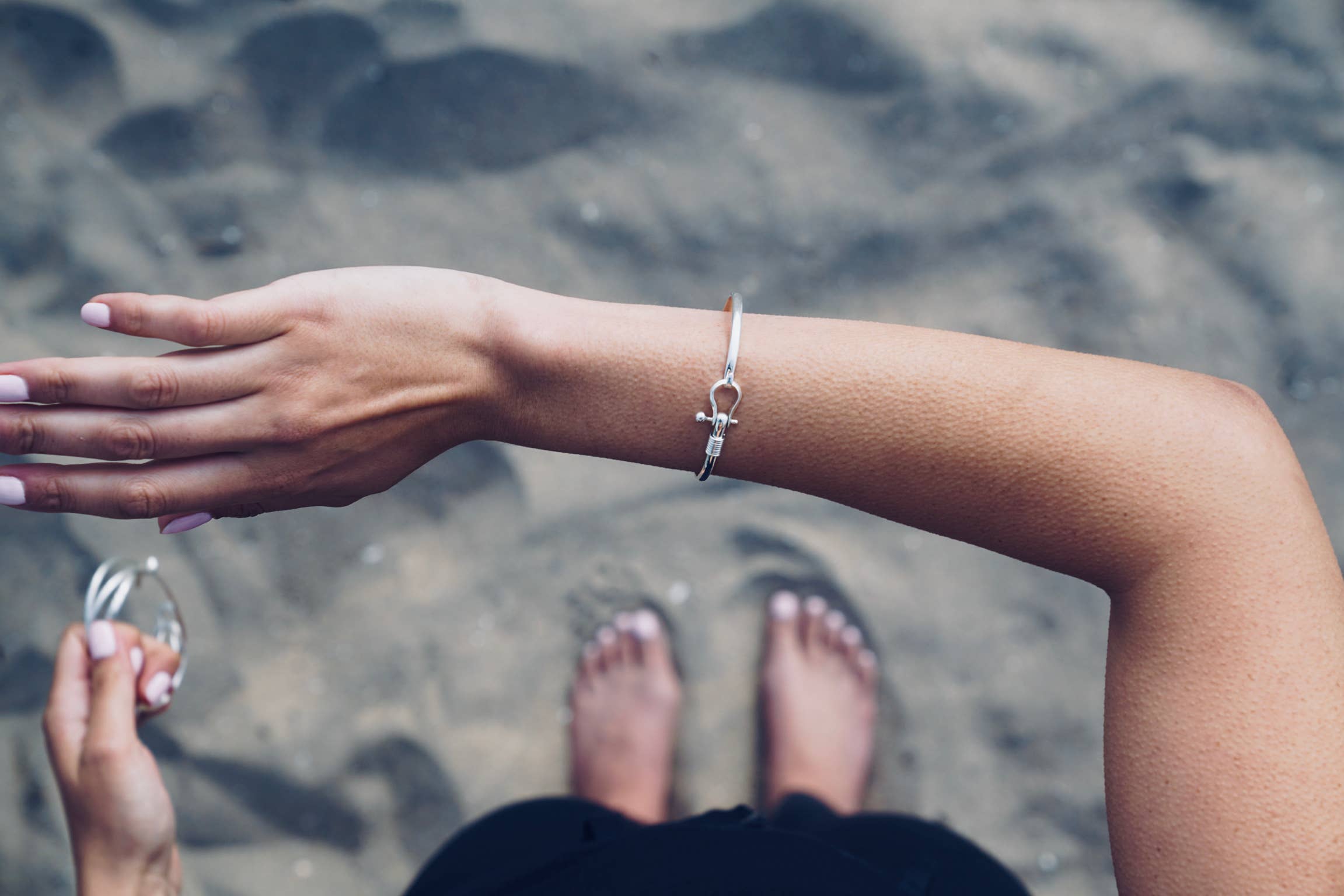 Krystyna's Silver – wholesale Manschettarmband – Sterling Silver segel krok armband1