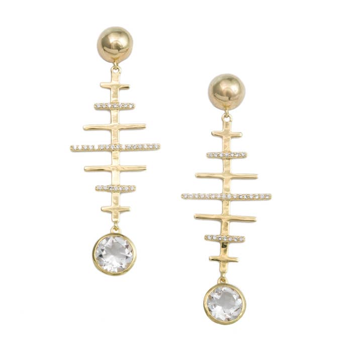 Boucles d'oreilles Sienne pour la vente par Tina Reddy Designs