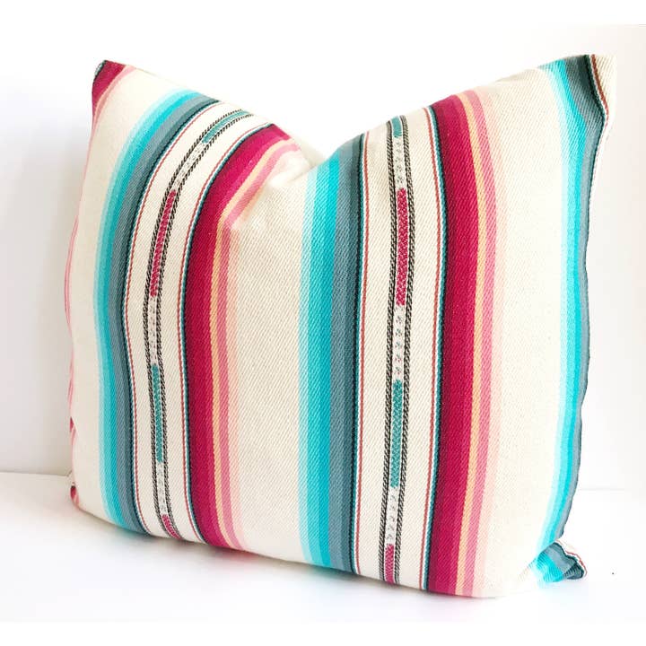Cream Southwestern Bohemian Pillow for wholesale by Miller Rustic Design