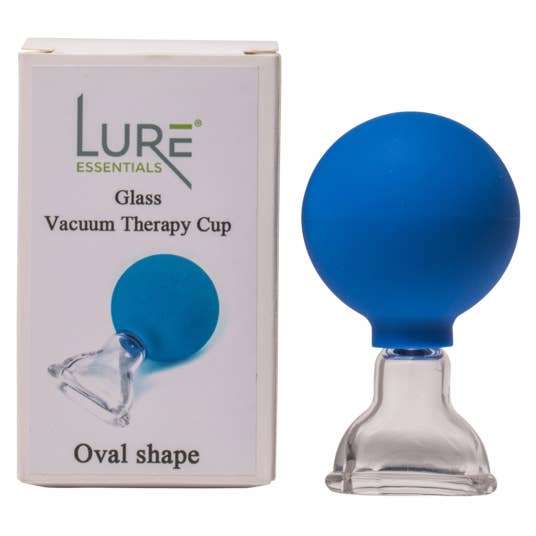 Lure Essentials - Wholesale Body Cupping Set - Oval Glass Face Cupping Massager, Size 5