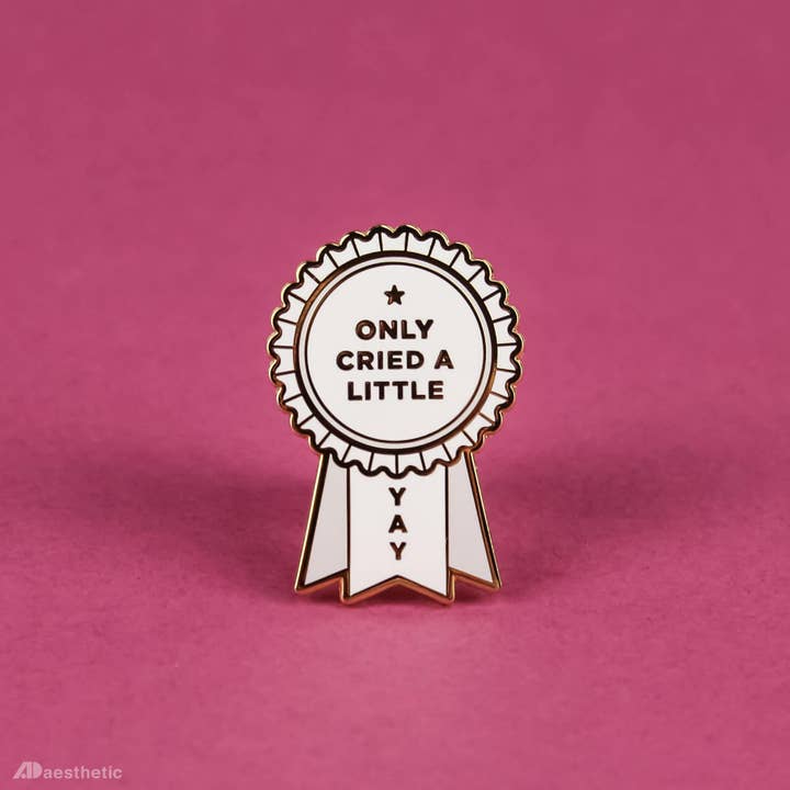 Emo Award Enamel Lapel Pin for wholesale by AD Aesthetic