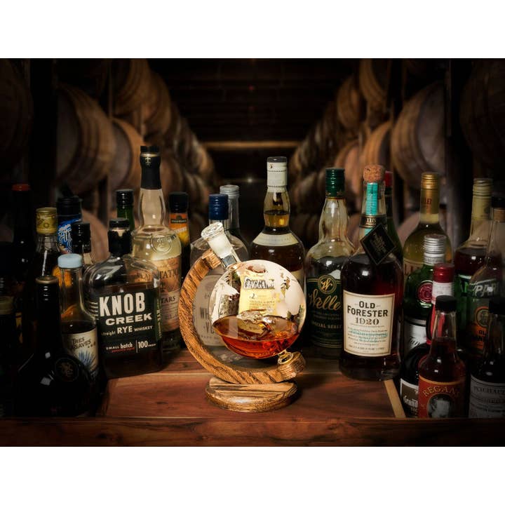 Prestige Decanters - Wholesale Decanter - Liquor Decanter with C-130 Military Airplane Inside1