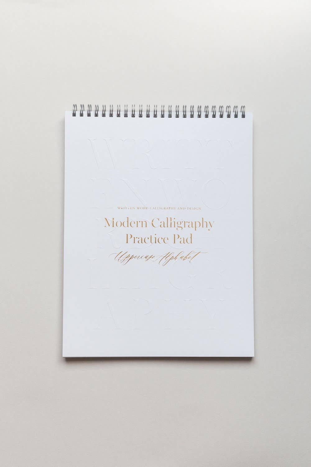 Written Word Calligraphy - Vente Blocs-notes - Bloc d’exercices pour alphabet majuscule1