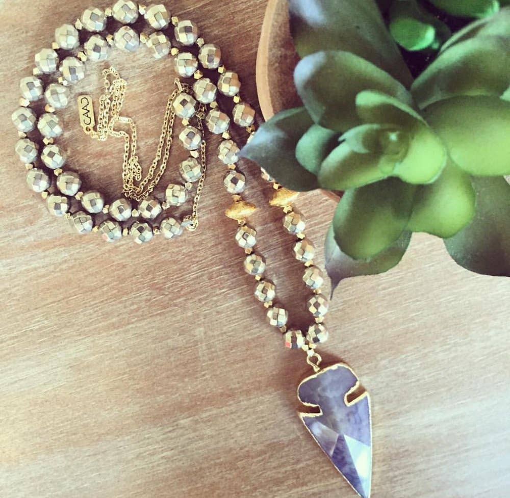 CA Jewel - Wholesale Pendant/Charm Necklace - Camp Navijo Necklace0