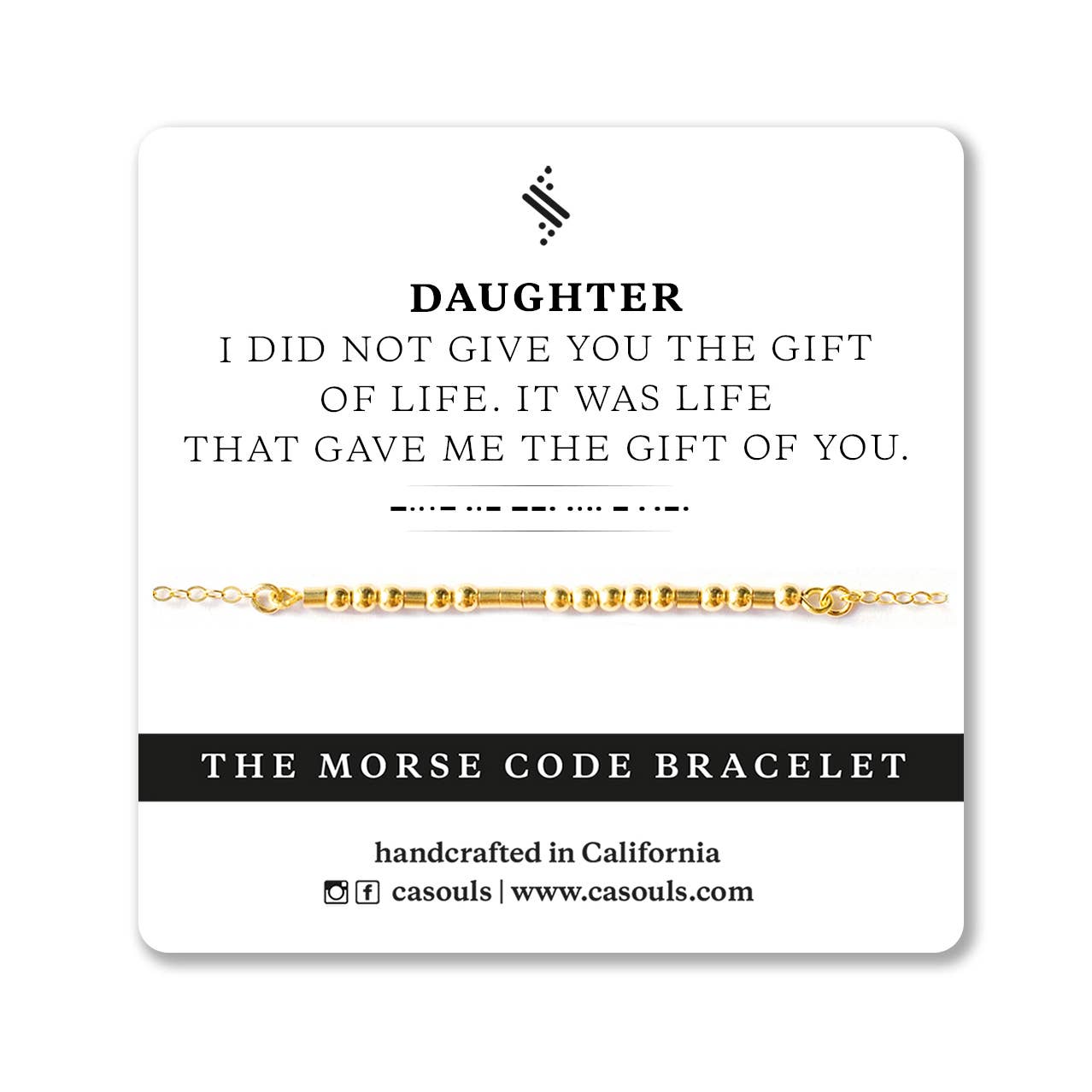 CA Souls - Wholesale Link & Chain Bracelet - "Daughter" Bracelet0