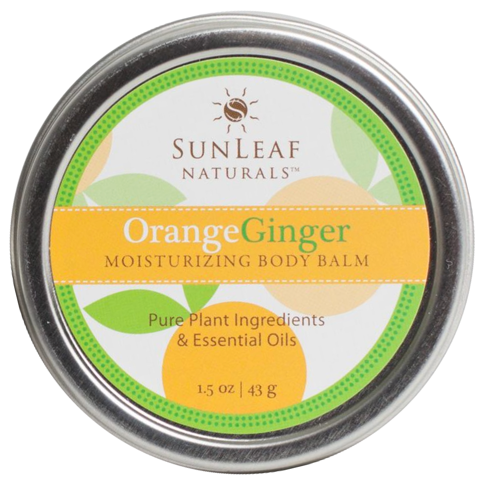 SunLeaf Naturals - Wholesale Body Balm/Butter - 1.5 Oz Orange Ginger Body Balm0