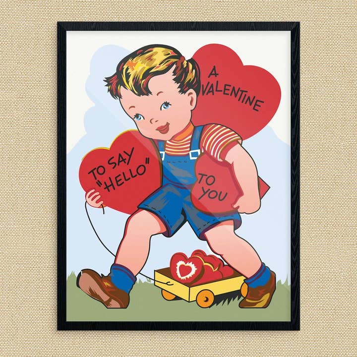 2.5'' x 3.5'' A Valentine to Say Hello to You Magnet for wholesale by Fridgedoor