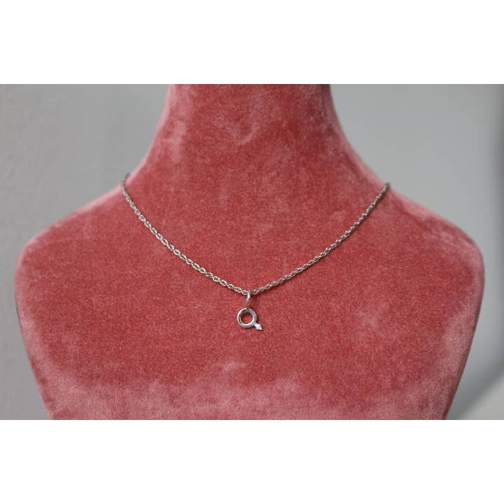 Sofia Ramsay - Wholesale Pendant/Charm Necklace - Planet Symbol Dainty Charm Necklaces in Sterling Silver3