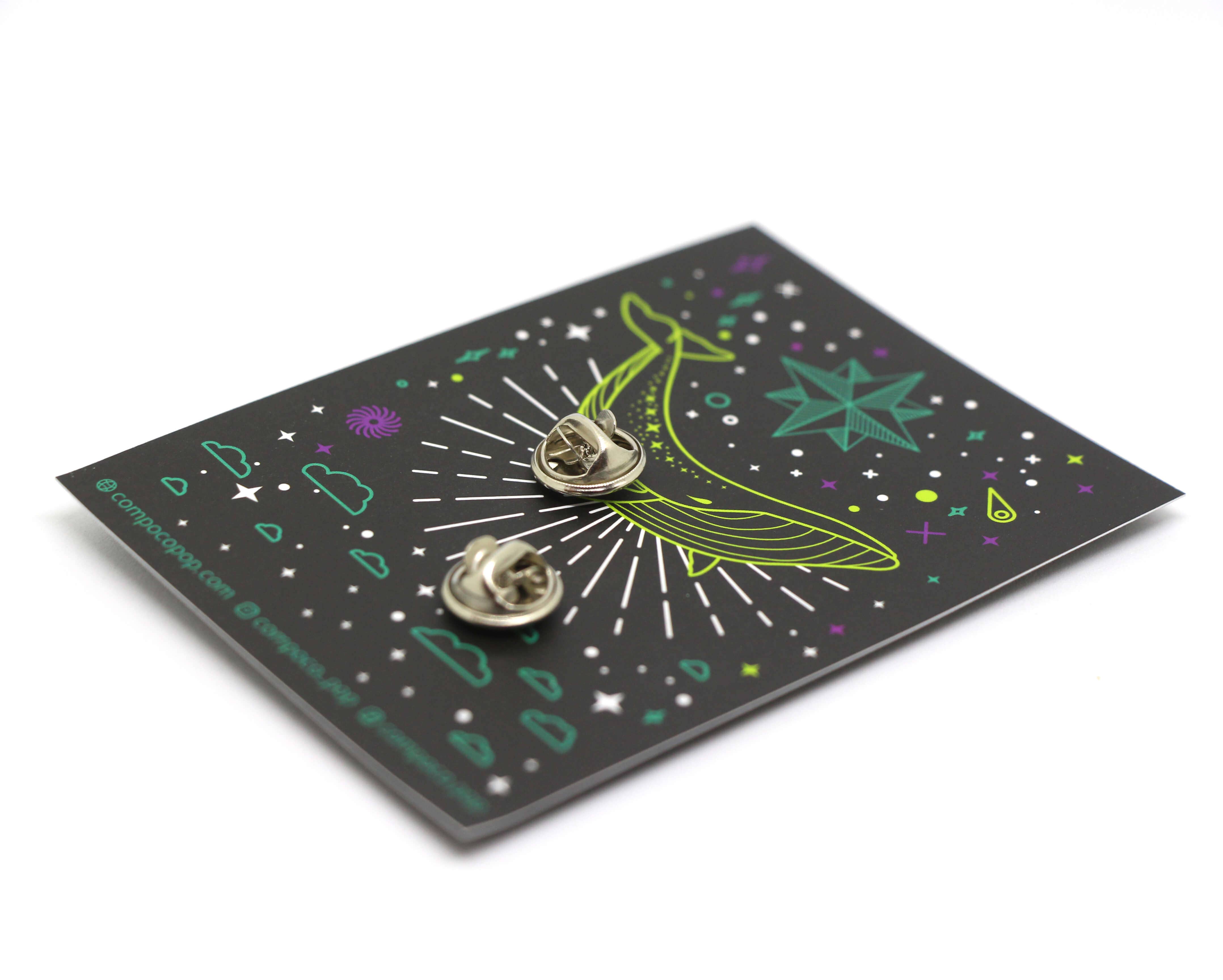 Compoco - Wholesale Lapel Pin/Button - Space Unicorn Enamel Pin (Purple)3