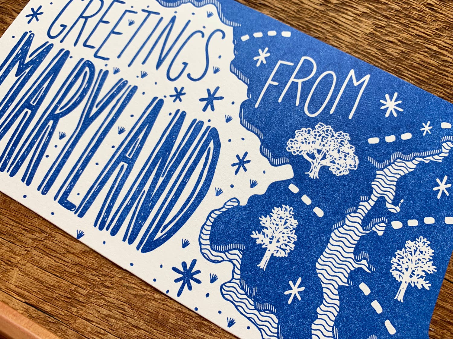 Noteworthy Paper & Press - Wholesale Postcard - Maryland State Postcard6