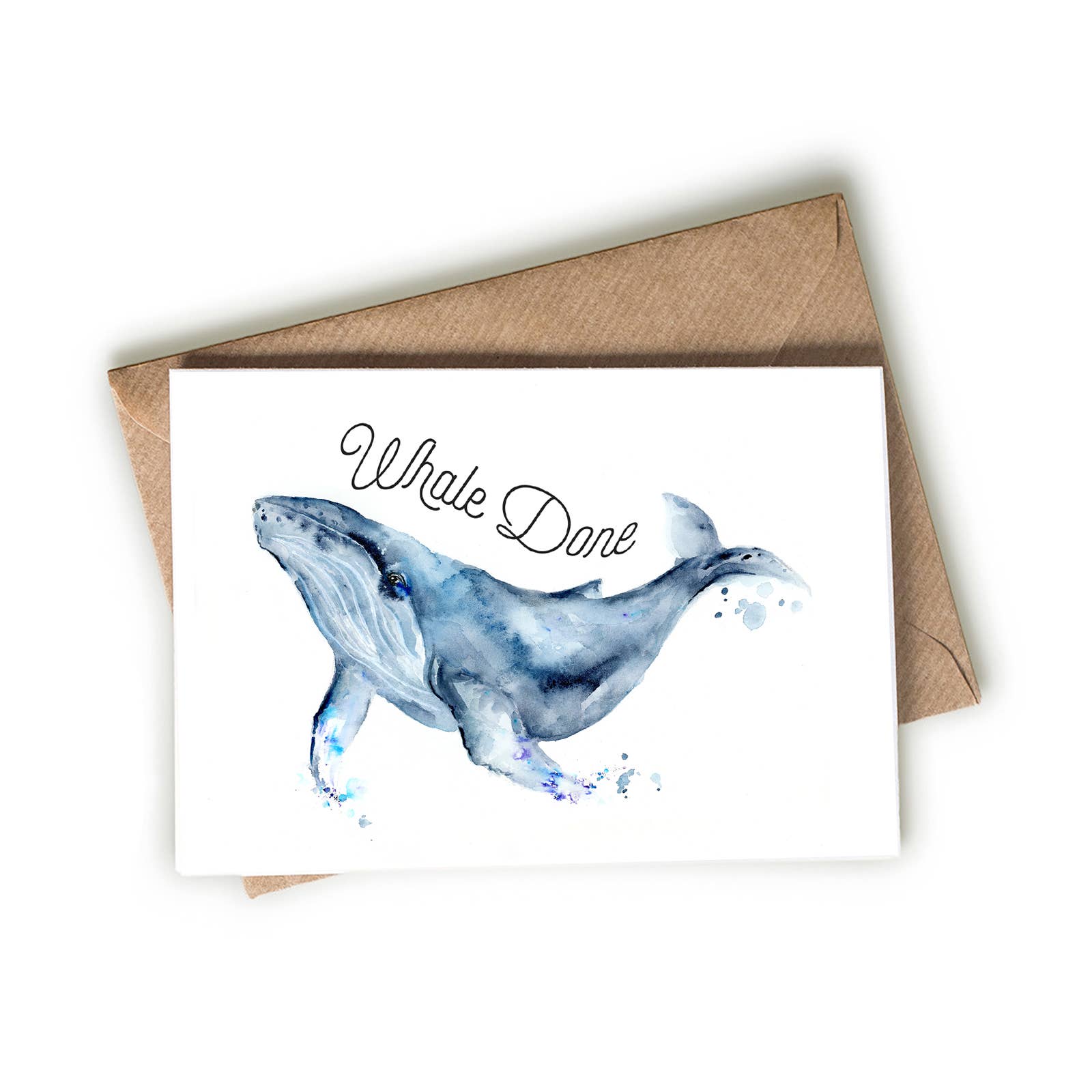 Easy Sunday Club - Wholesale Congratulations Card - Whale Done Card