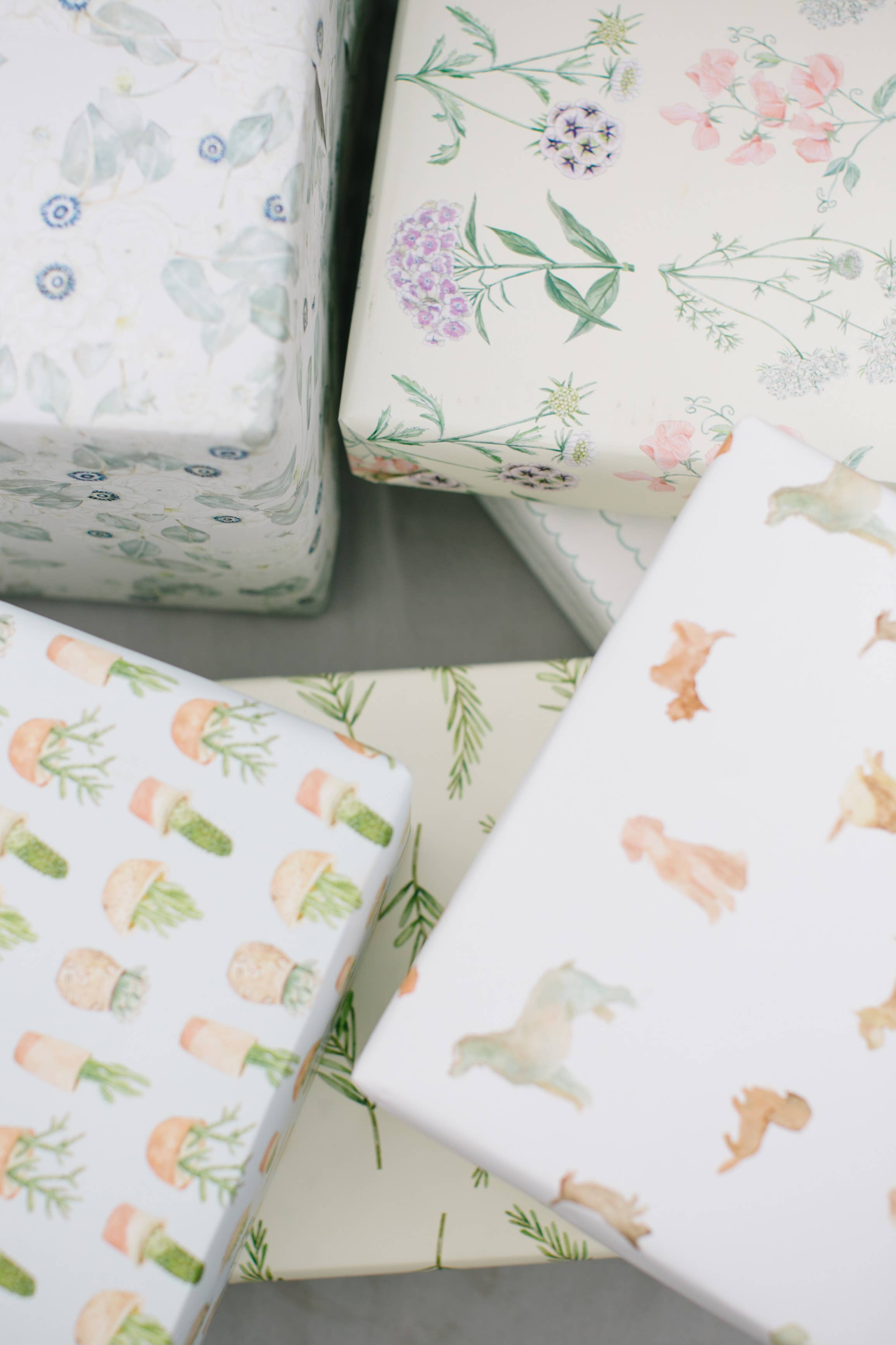 Lana's Shop - Wholesale Wrapping Paper Roll - Floral Botanic Gift Wrap Roll4