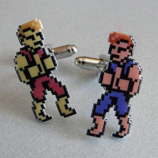 Søskende Rivalisering Dobbelt Dragon Manchetknapper for engroshandel hos 8-Bit Zero