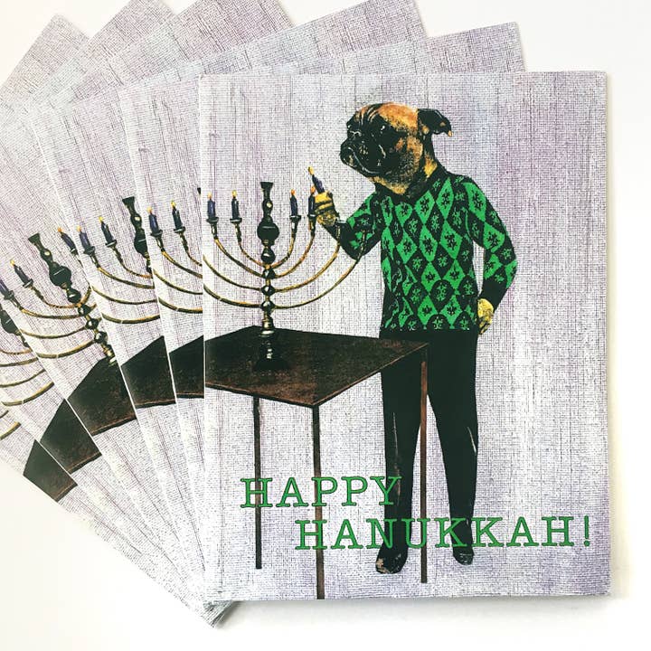Juego de tarjetas de carro de Hanukkah para venta al por mayor de Pergamo Paper Goods