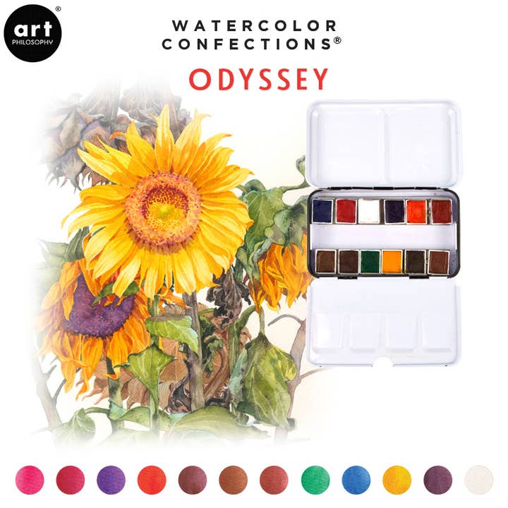 Art Philosophy - Wholesale Watercolor Paint - Watercolor Confections Odyssey 655350595791