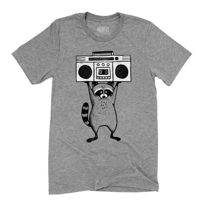 In Your Eyes Raccoon Unisex Shirt for wholesale by Factory 43
