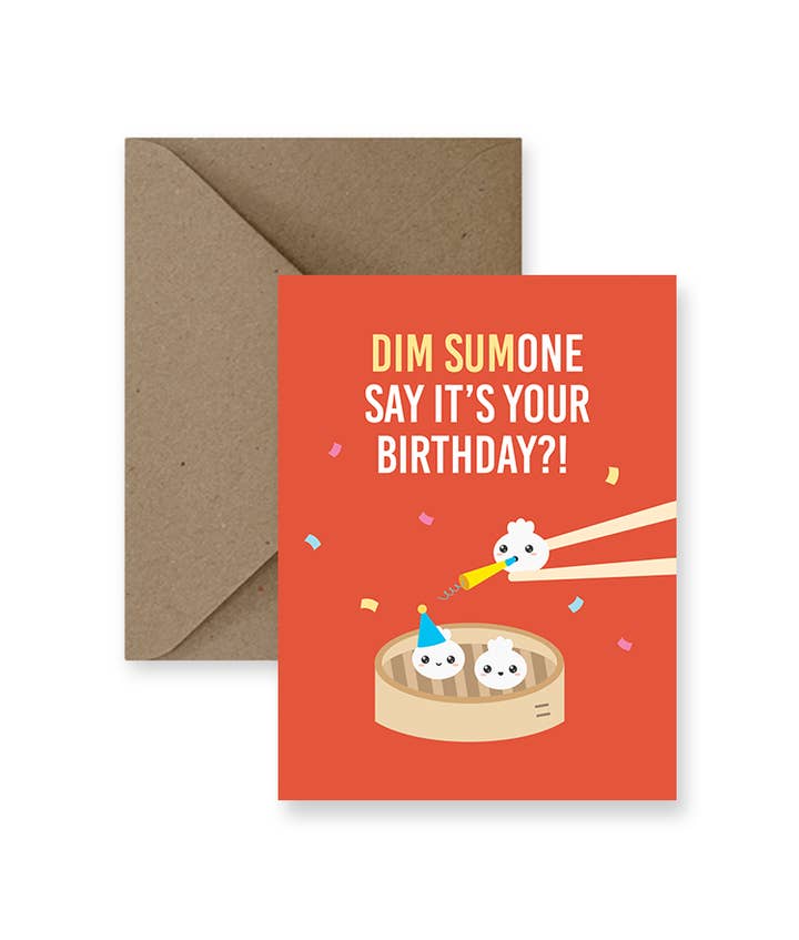IMPAPER - Wholesale Birthday Card - Dim Sumone Say It's Your Birthday?! Birthday Card0
