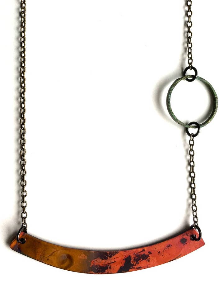 Collier à patine chauffante pour la vente par Courtney Fischer Jewelry
