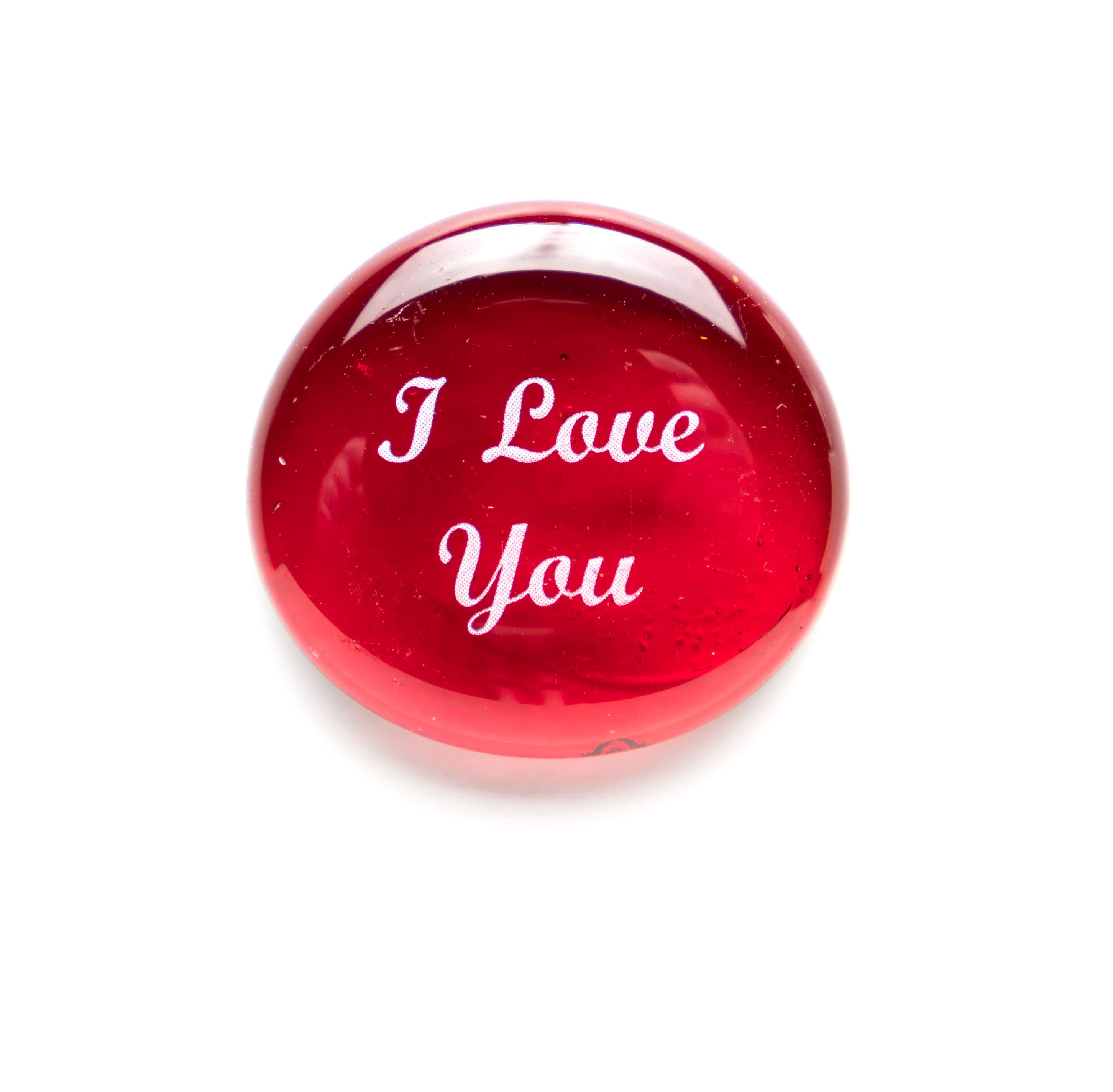 Lifeforce Glass, Inc. - Wholesale Keepsake Coin/Token - Six Ways To Say I Love You Glass Stones, Boxed1