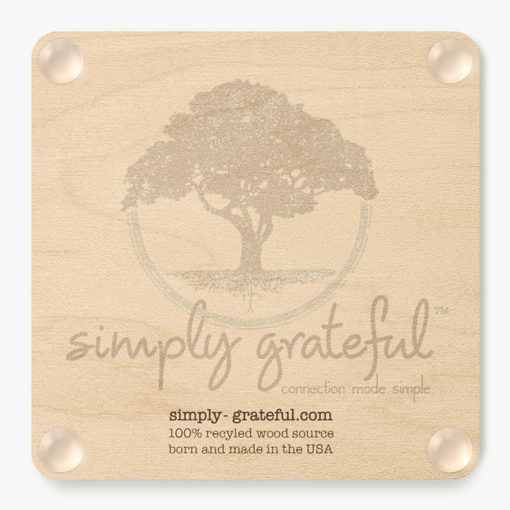 Simply Grateful - Wholesale Coasters - Crossways Coaster2