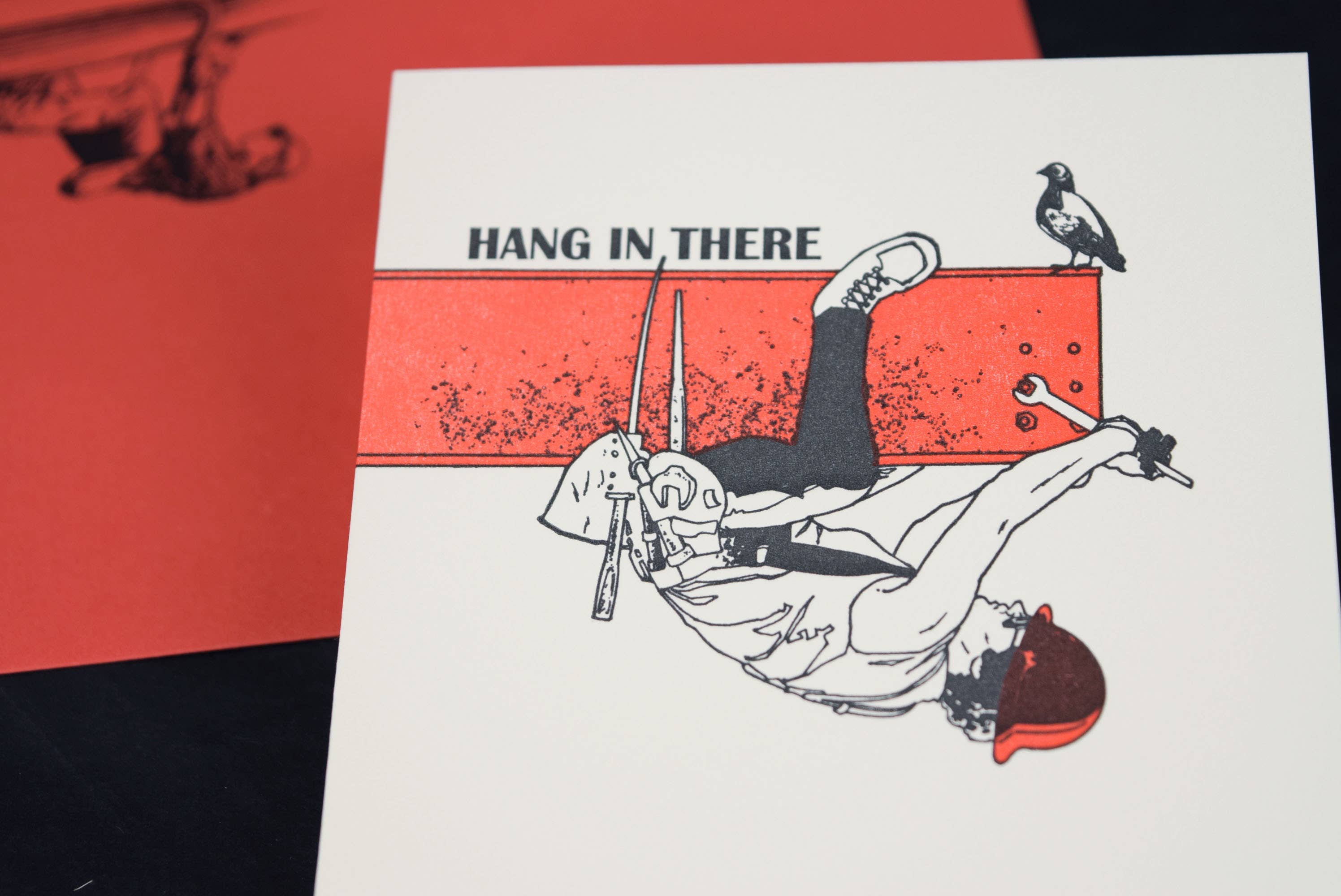 Oddball Press LLC - Wholesale Encouragement Card - Hang in There Card1