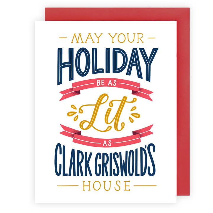 Carte de vacances Clark Griswold pour la vente par Offbeat Paper Co.