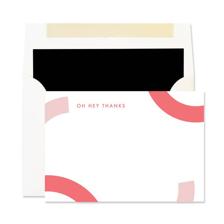 Oh Hey Thanks for wholesale by Biba Letterpress