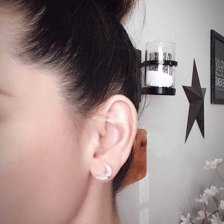 Saressa Designs - Wholesale Stud/Post Earrings - Moonbeam Studs - Crystal Quartz3