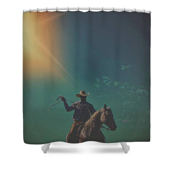 Rideau de douche Epitome pour la vente par Amanda Smith Western Art, LLC